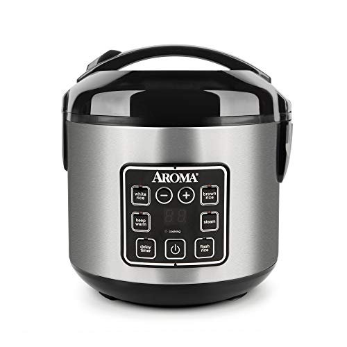 Aroma Housewares 8-Cup (cooked)/ 2 Quart Digital Cool-Touch Rice Cooker & Food Steamer