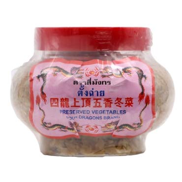 Sinto shop 1Pcs Dry Cabbage Leaves 330g.4 Dragons tung tsai: 冬菜; Tianjin preserved vegetable: 天津冬菜