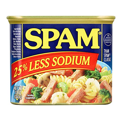 Spam 25% Less Sodium (pack of 6)