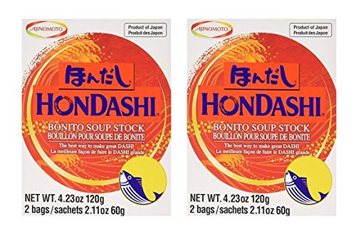 Ajinomoto - Hon Dashi (Soup Stock) (Hondashi 4.23 oz x 2 Pack)