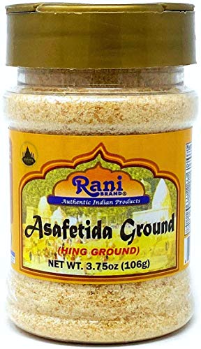 Rani Asafetida (Hing) Ground 3.75oz (106g) ~ All Natural | Salt Free | Vegan | NON-GMO | Asafoetida Indian Spice | Best for Onion Garlic Substitute