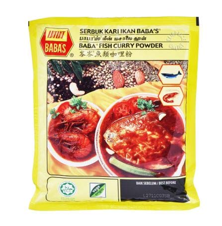 NT# Baba's Packet Curry Powder - Fish 250g -This powder is use for rich curry taste or fish marinades.