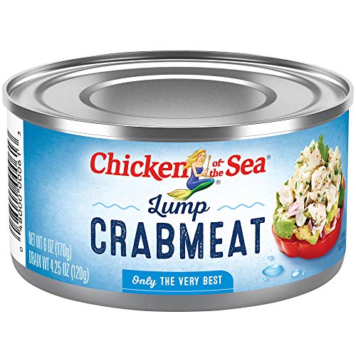 Chicken of the Sea Lump Crab Meat, High in Calcium, 6 oz. Can (Pack of 12)