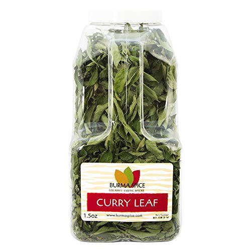 Dried Curry Leaves | Aromatic and Distinctive Flavor | With All the Flavor of Fresh Leaves | Kari Patta 1.5 oz.