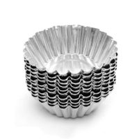 Dealglad® 20pcs Egg Tart Aluminum Cupcake Cake Cookie Mold 