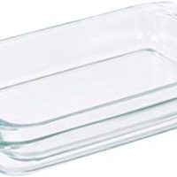 AmazonBasics Glass Oblong Oven Baking Dishes, Set of 2