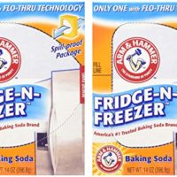 Arm & Hammer Baking Soda, Fridge-N-Freezer Pack, Odor Absorber, 14 oz - 2 Pack