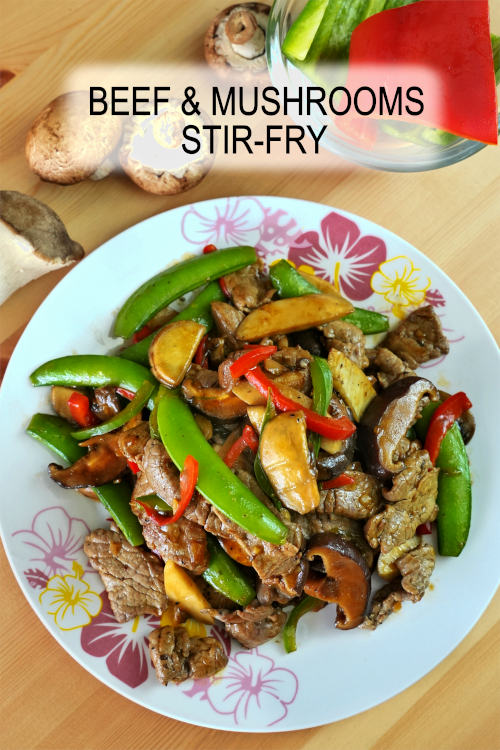 Simple beef and mushroom stir-fry recipe with unbelievable flavor. Great for a quick meal and loved by everyone.
