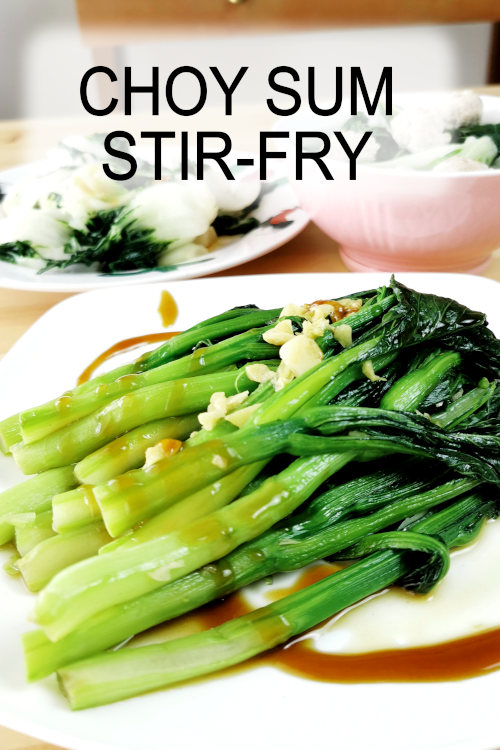 Bok choy stir cry