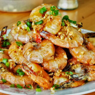 Chinese garlic shrimp recipe (1) featured image