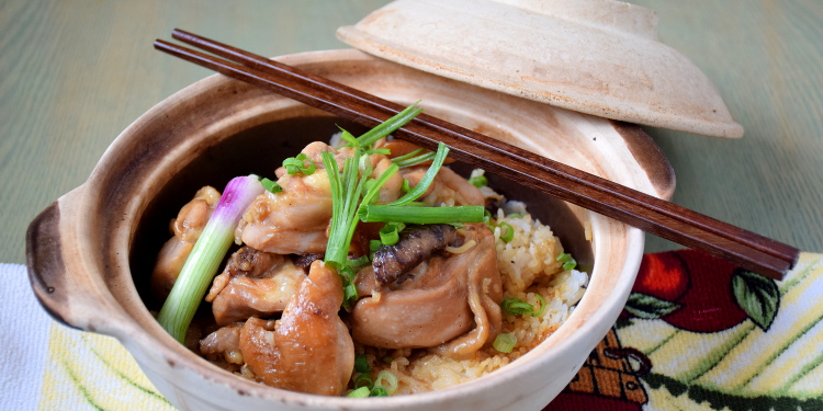 clay pot chicken rice