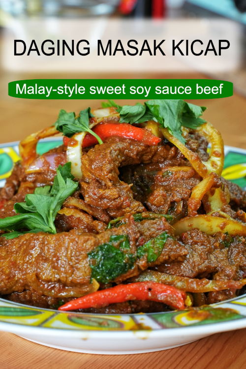 Daging Masak Kicap is a tantalizing Malay soy sauce beef recipe that bursts with Malaysian flavors. It is slow cook with traditional spices
