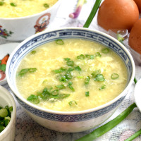 This recipe explains two critical steps to make the best Chinese egg drop soup that many recipes ignored: How to make the best soup base and, how to form the beautiful egg drops that are silky smooth.