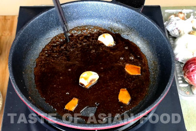 General Tsos tofu - boil the marinade