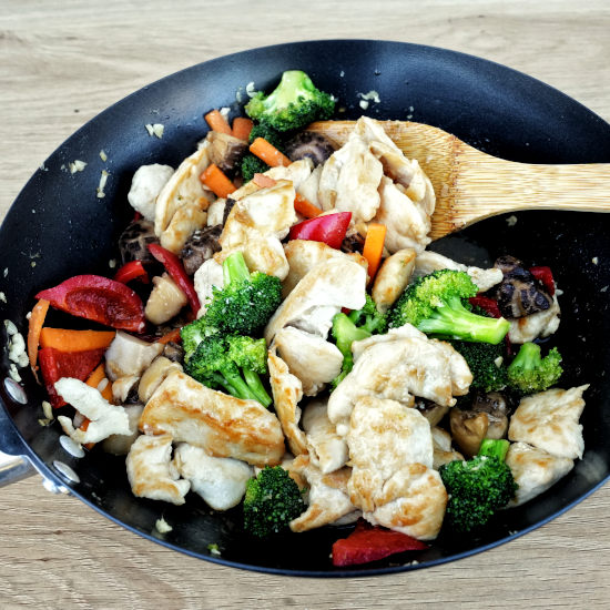 Ginger chicken stir-fry (1) square