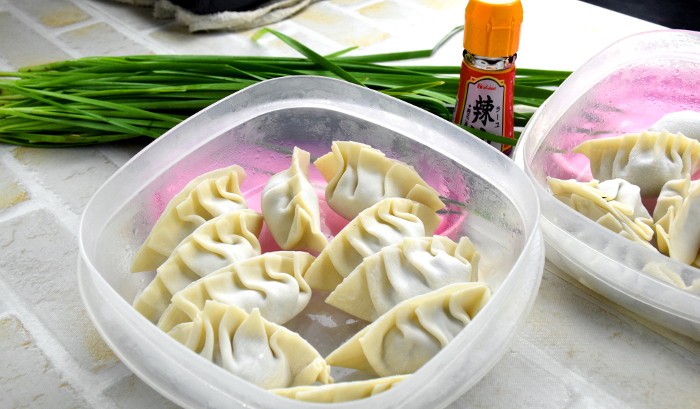 frozen gyoza