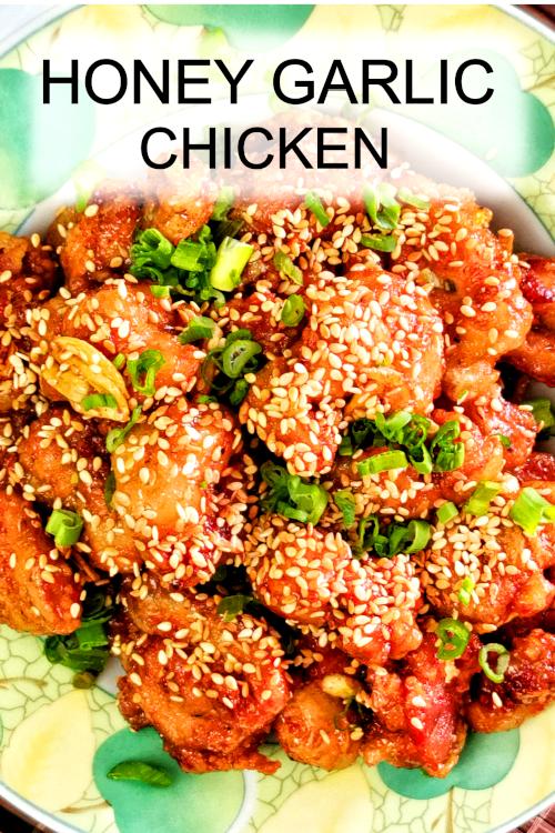 Chinese honey garlic chicken- Asan style crispy recipe