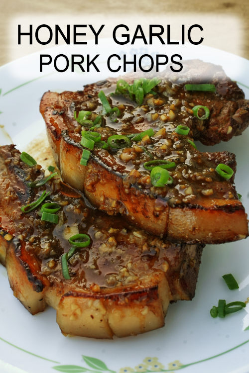 Delicious and easy-to-make honey garlic pork chops recipe - a flavorful Chinese dish for your next meal.