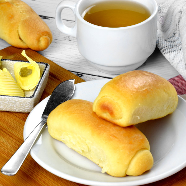 Japanese soft buns for breakfast