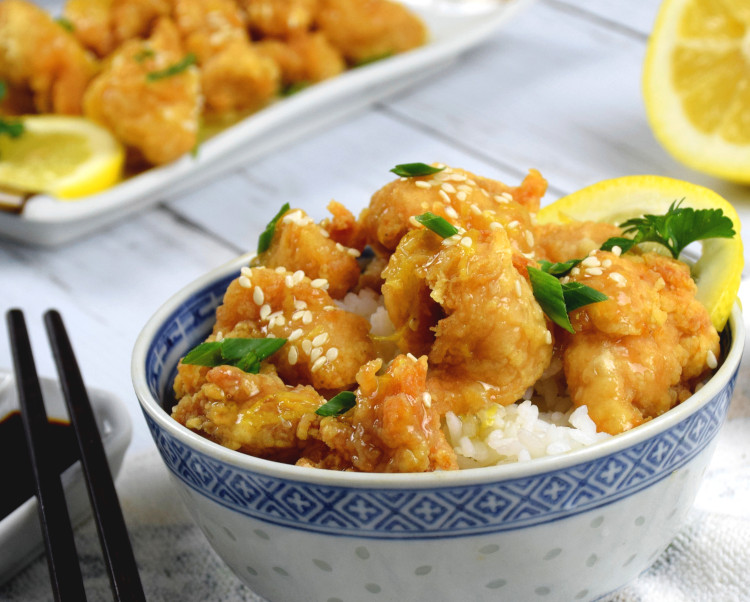 Chinese lemon chicken