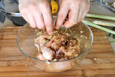 Lemongrass chicken - marinate overnight