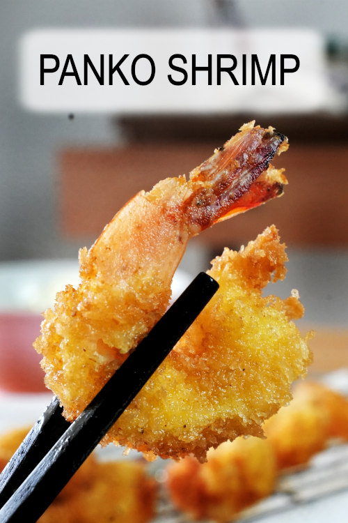 Super crunchy panko shrimp recipe that everyone loves. Panko is the Japanese breadcrumbs that make it crunchy.