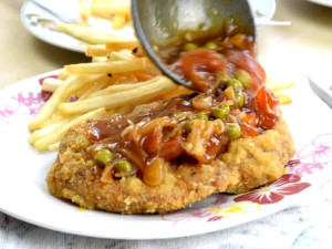 pork chops with gravy