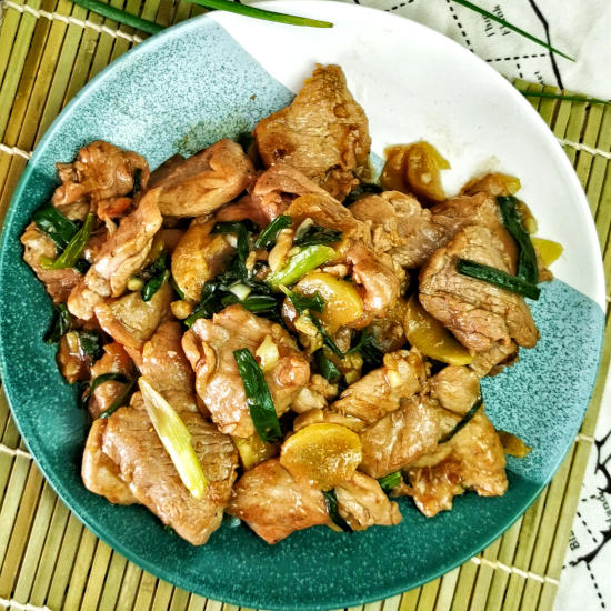 pork sti-fry with ginger recipe 3