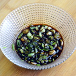 scallion in soy sauce