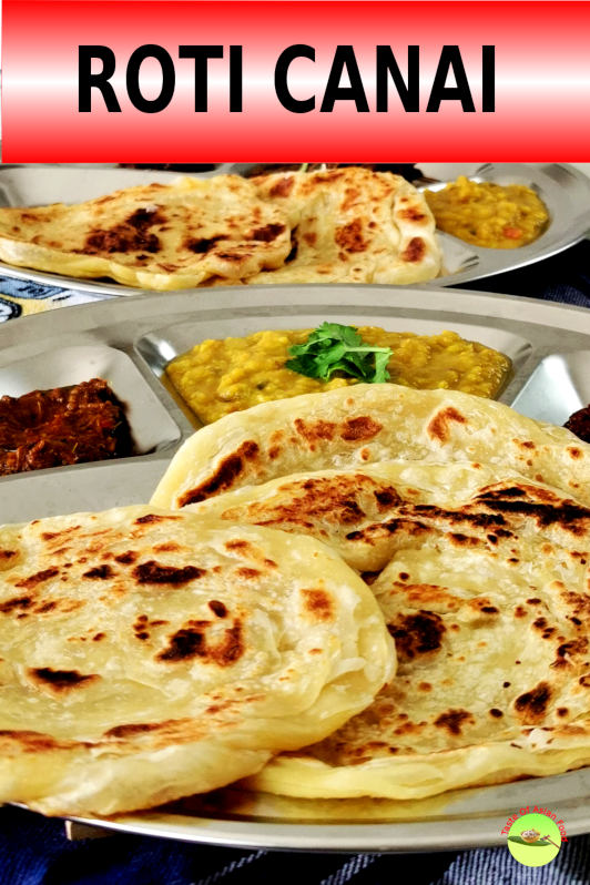 Roti canai is an Indian-influenced flatbread popular in Malaysia and Singapore. It is a staple for most of the locals for breakfast. 