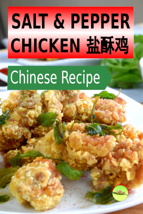 Taiwanese salt and pepper chicken is the crispiest fried chicken I have ever tasted. It stays crispy even after one hour! The secret? Deep-fry twice. In this article, I want to share with you how to produce the glass shattering crispiness exterior with the correct frying methods, and the proper way to flour and coat the chicken. 