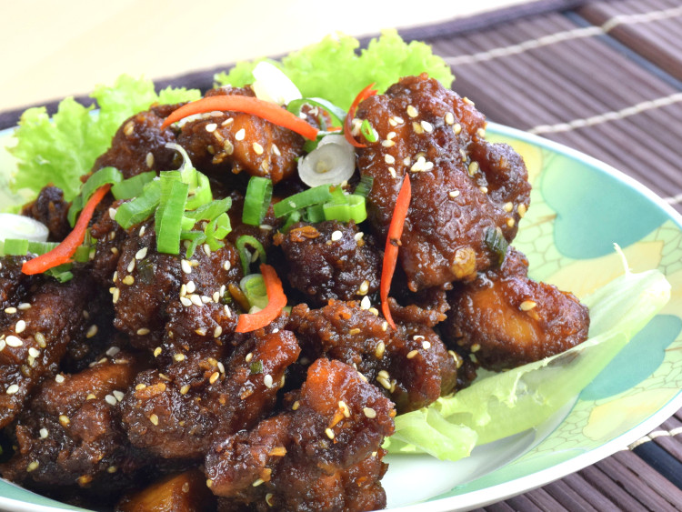 sesame chicken with honey