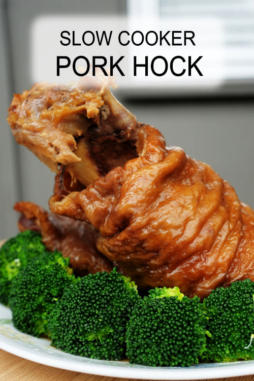 Looking for a delicious and hearty meal? Try this slow cooker pork hock recipe with traditional Chinese flavors and perfectly cooked.