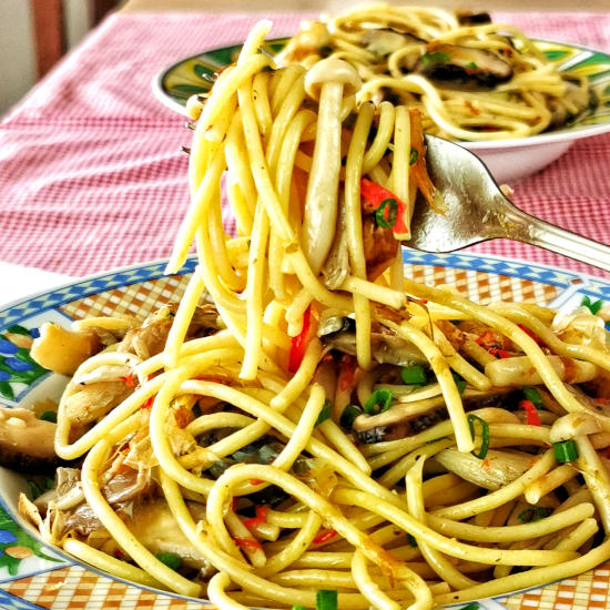 Spagheti aglio e olio square