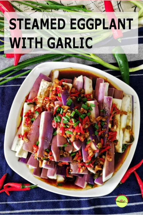 Steamed eggplant with garlic sauce - How to cook a better and healthier eggplant dish