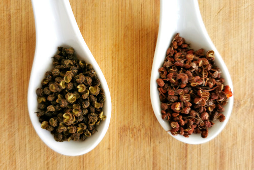 Szechuan peppercorns for mala Chinese hot pot