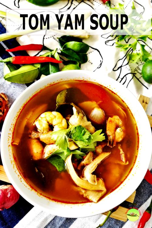 Tom Yum soup is the most famous Thai soup in the world for a reason.  Although it looks deceptively unpretentious, it is packed with a bold, citrusy and savory flavor.