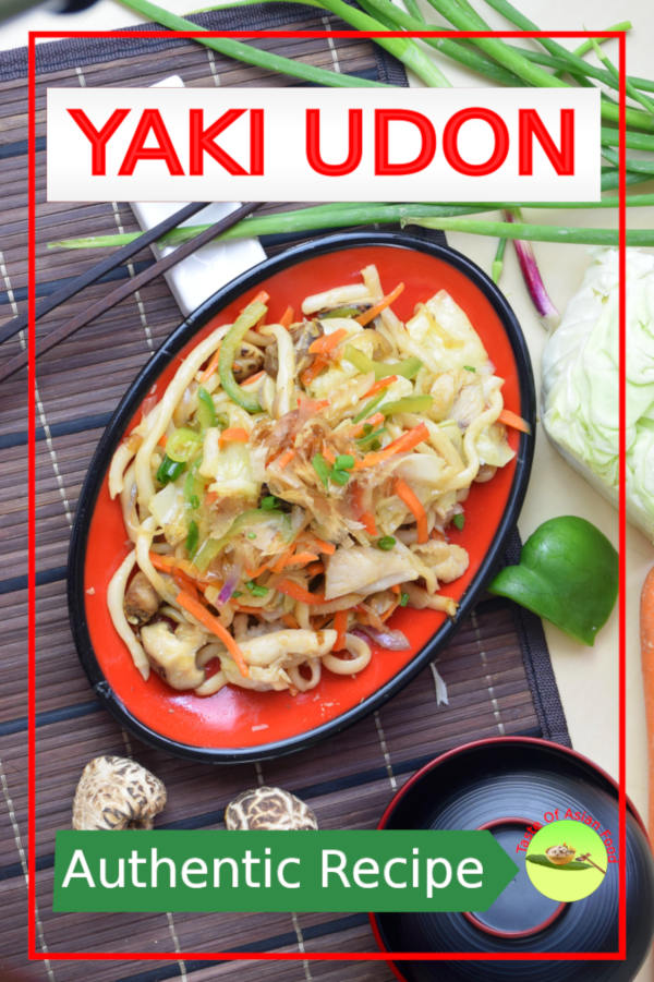 This article will show you how to cook yaki udon, the Japanese fried noodles with a few simple ingredients available in your refrigerator.