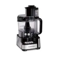 Hamilton Beach 70725A 12-Cup Stack & Snap Food Processor and Vegetable Chopper Black