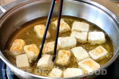 Best tofu recips - deep fry tofu