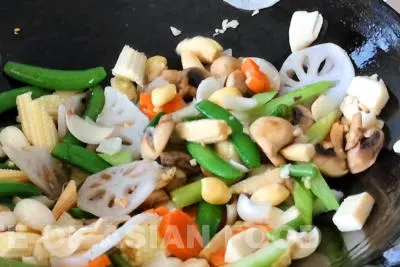 chap chye - stir fry vegetables