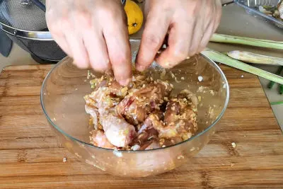 Lemongrass chicken - marinate overnight