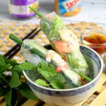 Vietnamese rice paper rolls