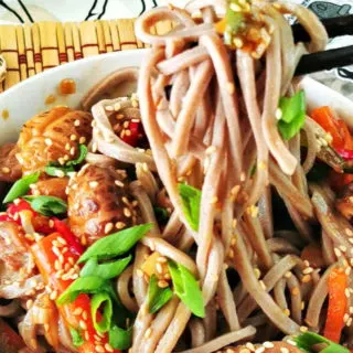 Teriyaki noodles featured image